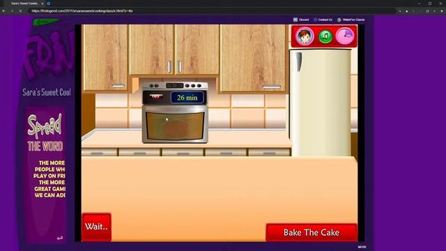 Sara's Sweet Cooking Class "Red Velvet Cake" Gameplay on Friv Classic смотреть онлайн