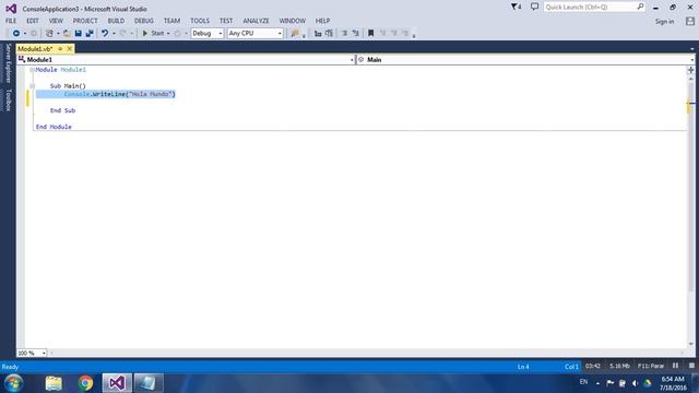 "Hola Mundo" en Visual Studio 2013 смотреть онлайн