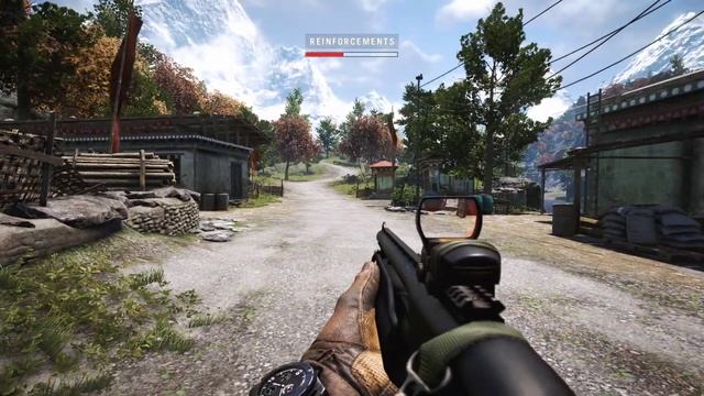 Far Cry 4 - Taking the Kyra Tea Wiegh Station Oupost the Loud Way (No HUD) смотреть онлайн