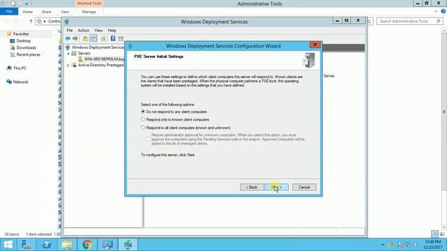 How to Configure Windows Deployment Service in Windows Server 2012 R2 Part 1 смотреть онлайн