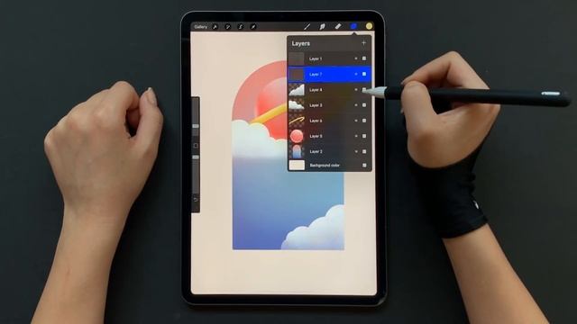 Step-by-Step Procreate Tutorial | Aesthetic Cosmic Window Drawing on iPad Pro (Good for Beginners) смотреть онлайн