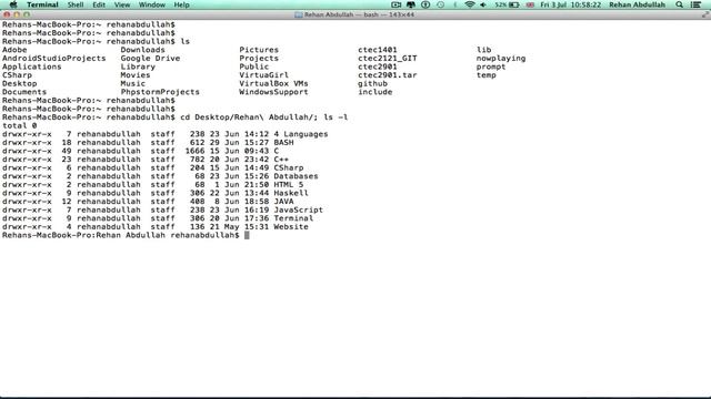 Mac Computer TERMINAL Commands - Tutorial 4 | Change Directory & List the Content смотреть онлайн