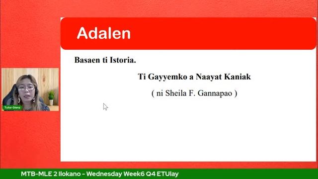 MTB MLE 2 Ilocano - Wednesday Week6 Q4 ETUlay смотреть онлайн