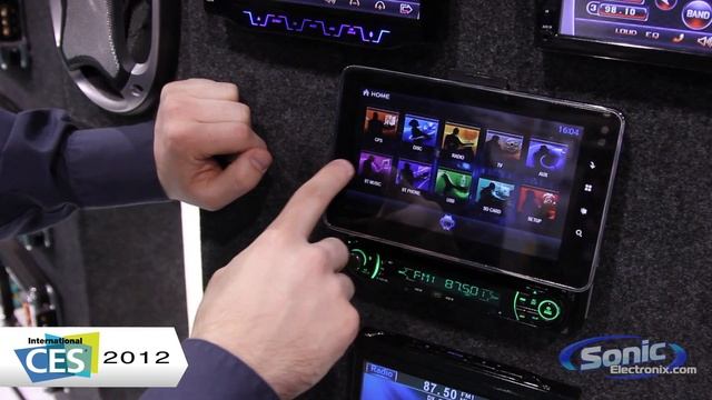 Absolute AVH-1100AN Car Stereo w/ Android Tablet - CES 2012 First Look! смотреть онлайн
