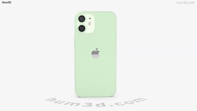 Apple iPhone 12 mini Green 3D model by 3DModels.org смотреть онлайн