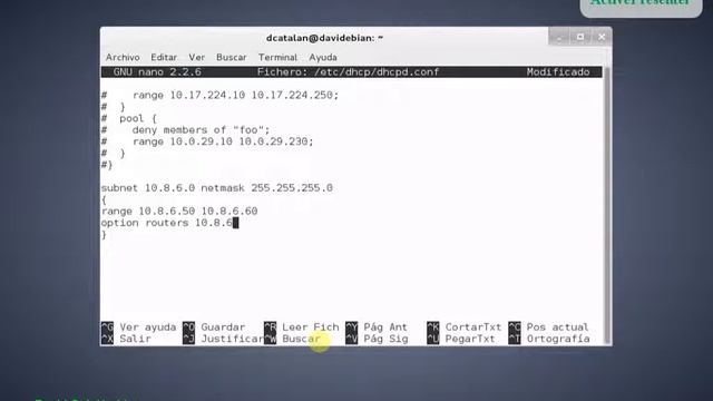 Instalar y configurar un servidor DHCP en Debian смотреть онлайн