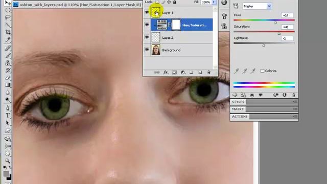 Photoshop Step by Step Tutorial - Eyes Window to Soul смотреть онлайн