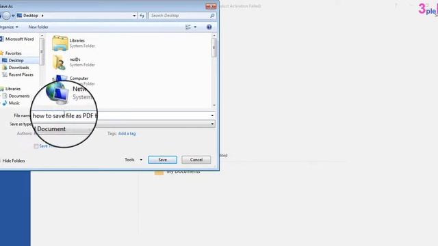 How to save file as a PDF format in ms word 2016 || DigitalTALK || смотреть онлайн