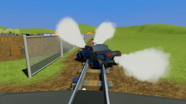 MASSIVE LEGO Train Wrecks #199 - Brick Rigs Gameplay - Lego Toy Destruction смотреть онлайн