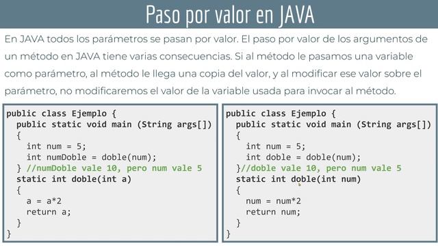 JAVA: Paso por valor ☕ DAM - DAW смотреть онлайн