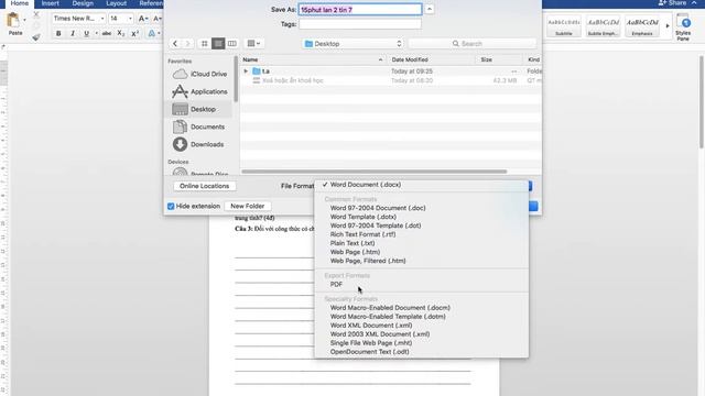 đổi word sang pdf (MacOS) смотреть онлайн