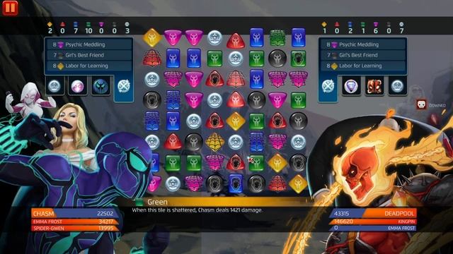 Marvel Puzzle Quest: 2-DAY PVP CHASM + 4-STAR SIDER GWEN смотреть онлайн