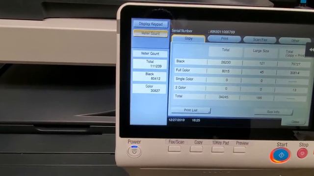 Konica Minolta bizhub c658-Meter only 111k смотреть онлайн