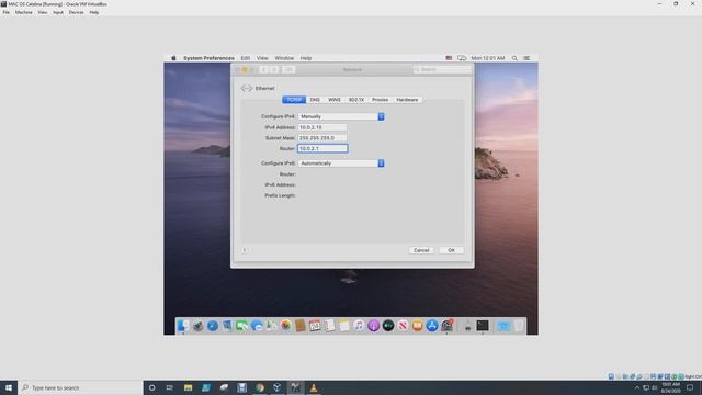 Static IP configuration on MacOS смотреть онлайн