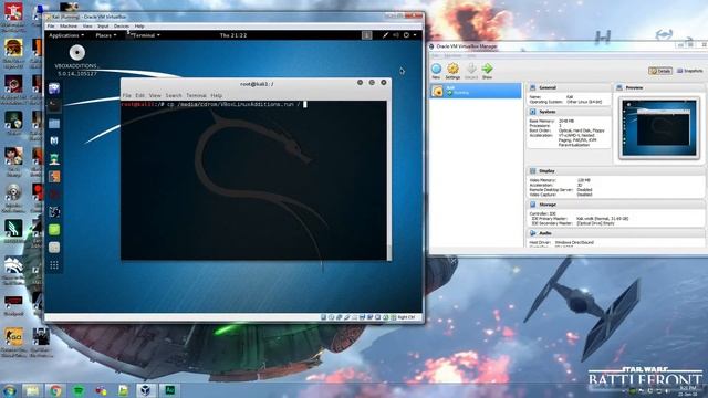 [TUTORIAL] Installing Kali Linux on Virtual Box 5.0.14 [Part 2 - Installing Guest Additions] смотреть онлайн