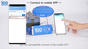 How to use and set up the  mobile APP of 100Balance Smart active balance BMS ?
