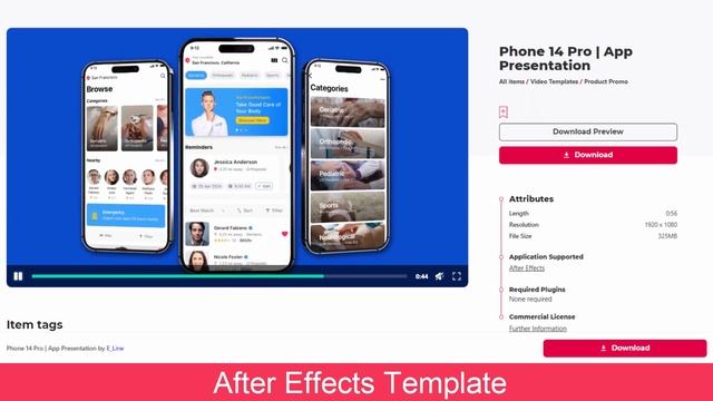 Phone 14 Pro App Presentation After Effects Project Files смотреть онлайн