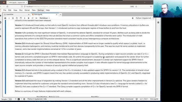 OpenCL - day 1, part 2 - Introduction to Open CL plus exercise смотреть онлайн