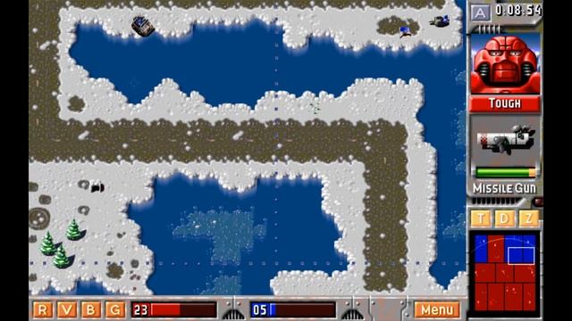 Z - PC MS-DOS (1996) - Level 10 The Wall - DOSBox 0.74 Emulator - English Gameplay Windows 10 смотреть онлайн