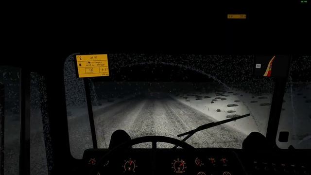 Heavy Winter Mod with Snow Physics in ATS - Merry Christmas Eve смотреть онлайн