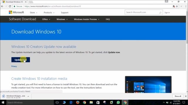 How to Install Windows 10 Creators Update смотреть онлайн