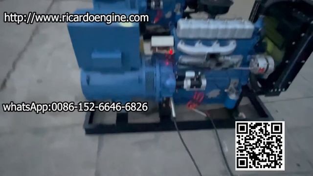 30KW K4100D Diesel Generator Set Running Test Video смотреть онлайн