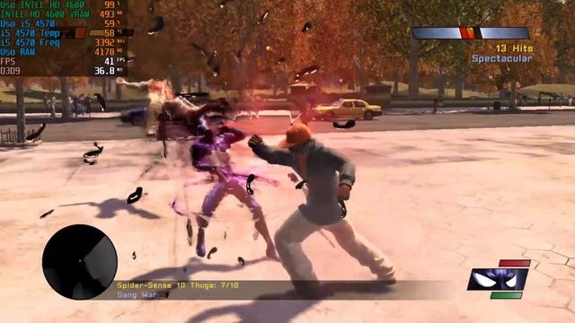 Spider-Man: Web of Shadows | Intel® HD Graphics 4600 | i5-4570 | 720P | 60 FPS смотреть онлайн