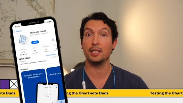 Chartnote Buds - medical dictation bluetooth headphones смотреть онлайн