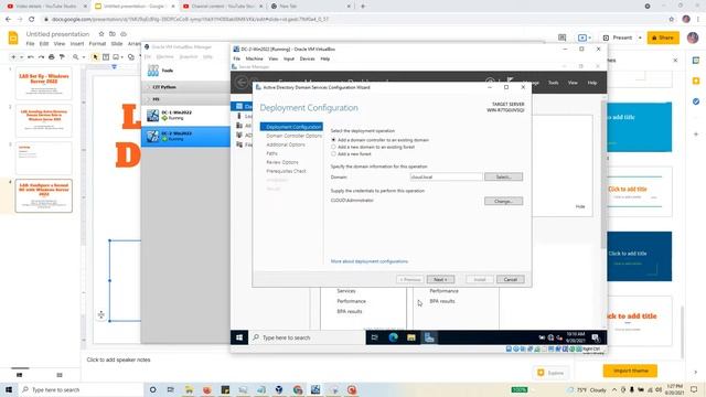 LAB: Configure a Second Domain Controller (DC-2) with Windows Server 2022 смотреть онлайн