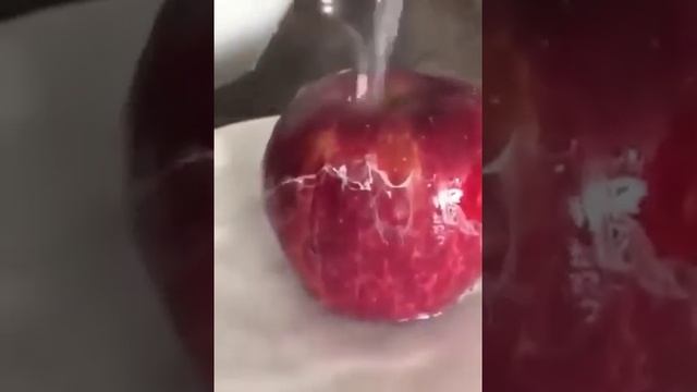 Must watch this video wax was applied on the apple смотреть онлайн