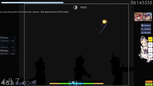 Masayoshi Minoshima feat. nomico - Bad Apple!! [Guest Diff Collab] +HDDT смотреть онлайн