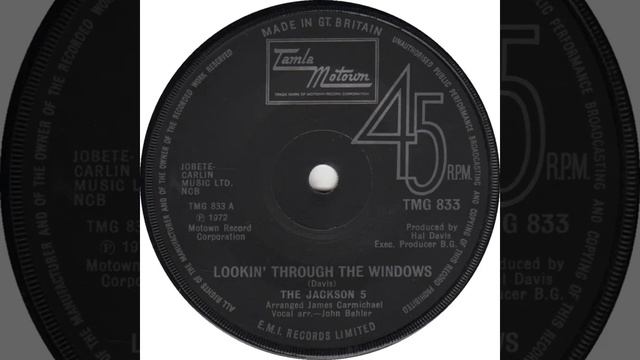 UK New Entry 1972 (215) The Jackson 5 - Lookin' Through The Windows смотреть онлайн