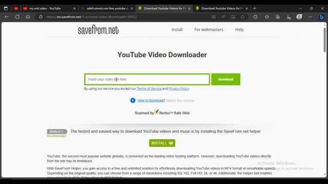 how to dwonlode yt video in pc #savefrom.net смотреть онлайн