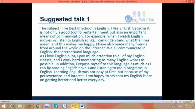 English Speaking class On Feb 212016 смотреть онлайн