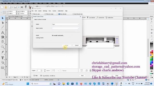 SignMaster Craft Home Edition Work with Windows 7-10-11 Bit 64 смотреть онлайн