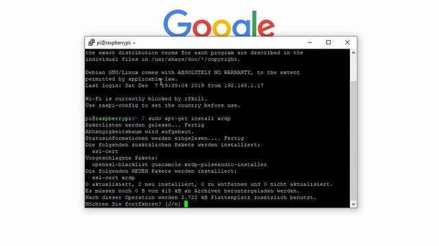 Raspberry Pi - Verbindung vom PC per Remotedesktop смотреть онлайн