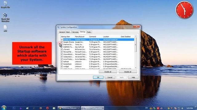 How to Start Windows 7 faster by limiting Startup смотреть онлайн