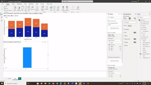 PowerBi Visualizations and Filters смотреть онлайн