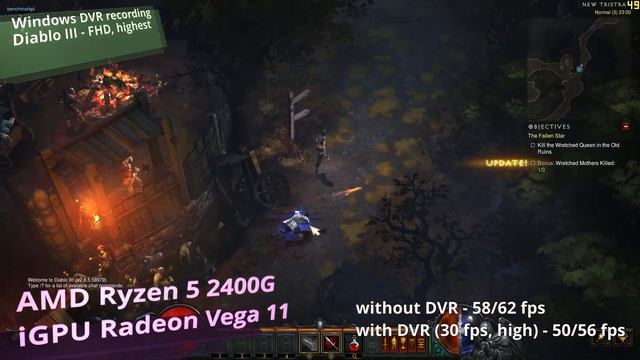 Windows 10 DVR video recording performance impact - AMD APU Raven Ridge test смотреть онлайн