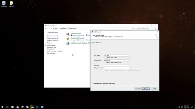 Outlook Creating a profile смотреть онлайн