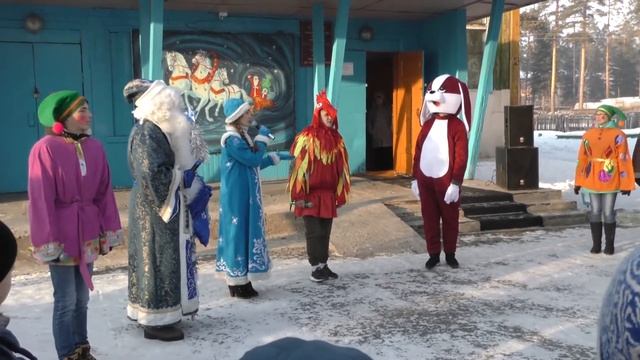 Город Абаза - Открытие ёлки в Абазе-Заречной 2017