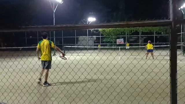 tennis mixed doubles tournament semi-final (vlog#25) смотреть онлайн