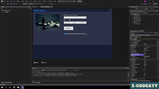 016 خصائص وأحداث ال C-Sharp Windows Forms | Trackbar смотреть онлайн