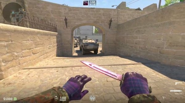 New Bayonet Doppler Phase 2 Very High Settings in CS2