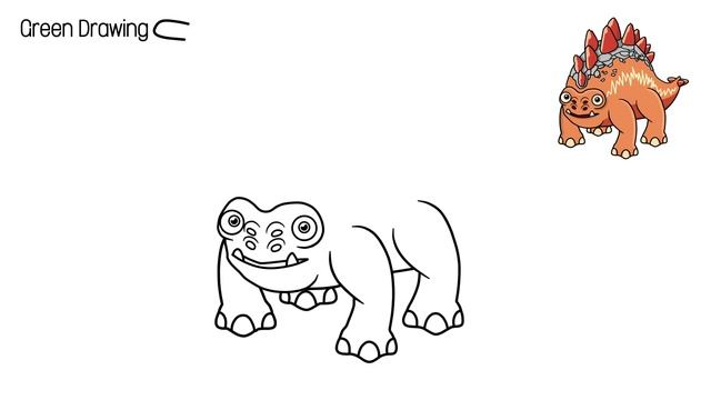 How to draw a Stogg from My Singing Monsters step by step смотреть онлайн