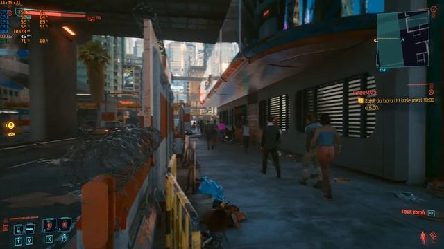 Cyberpunk 2077 CZ (GamePlay Sample 3) i7-7700, RTX 2070 Super 8GB смотреть онлайн