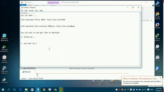 How to activate office 2016 in win 10 ★ Working 100% ★ смотреть онлайн