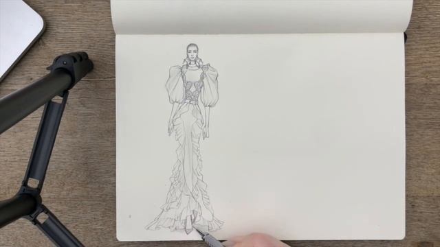 FASHION ILLUSTRATION - THEA GRANATH - ELIE SAAB COUTURE смотреть онлайн