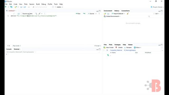 How to set a working directory in R Studio for R programming? смотреть онлайн