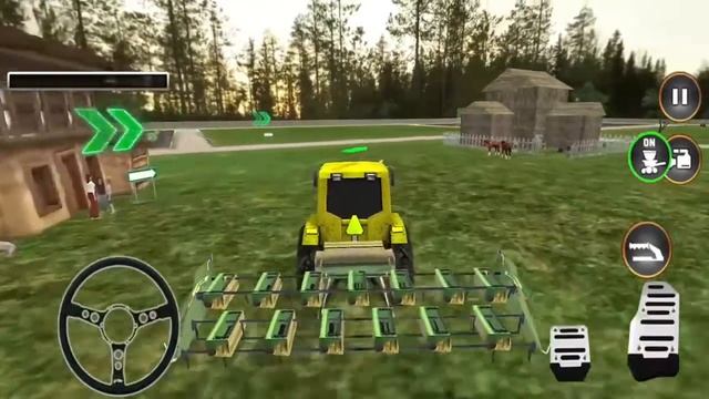 Farm Equipment Driving Simulator Game - 2021 Android Gameplay смотреть онлайн